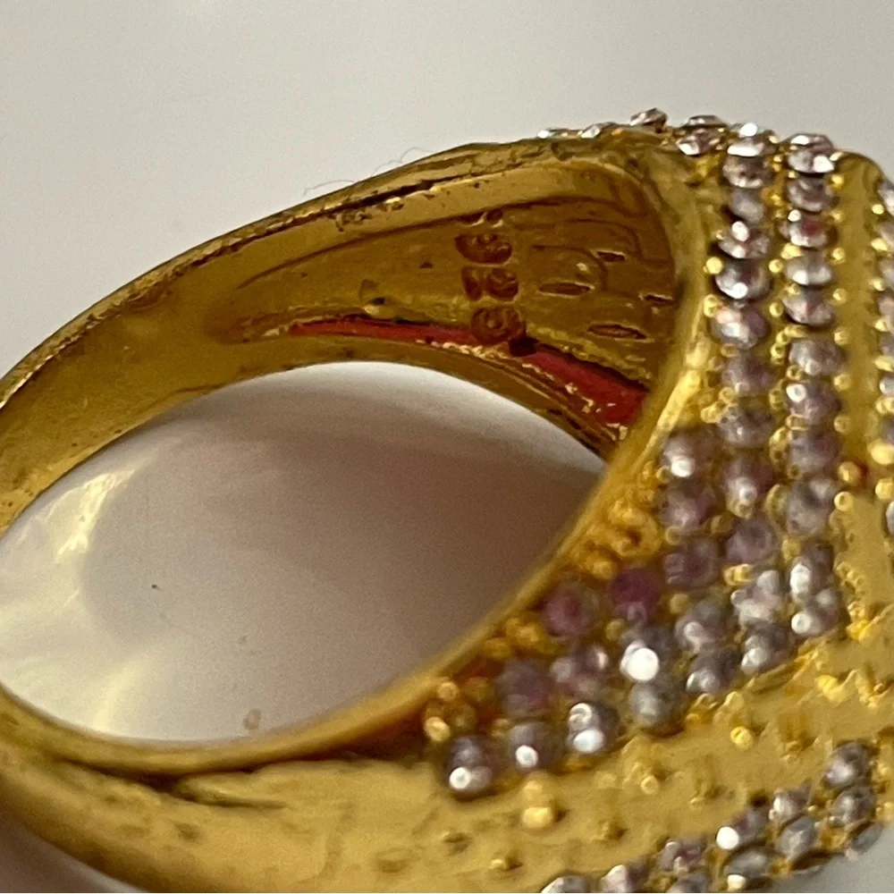 Men's‎ gold-plated sterling silver square-top 